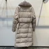 Damenmäntel Winter Loro Weiße Gänsedaunen Elegante warme schlanke Mäntel piana