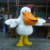 Wysokiej jakości prawdziwe zdjęcia luksusowy pelikan kostium maskotki Mascot Cartoon Costume Dorosły Rozmiar 232Y