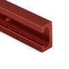 Träbearbetning miter jig t-slot track 300-600mm aluminium legering röd router bordsverktyg praktiskt användbart hållbart