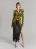 Blouses Femmes 2024 Dames Mode Chemise Golden Velvet Corset Femmes Tops T-shirt Y2K Vêtements Haute Qualité Cardigan À Manches Longues Soutien-Gorge