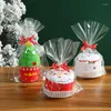 Towel Christmas Cake Shape Soft Cartoon Snowman Dinner Decor Year Embroidered For Home Tree Towels Cute Gift