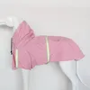 Hondenkleding Fullnai huisdier kleine regenjassen reflecterende grote honden regenjas waterdichte jas mode outdoor ademende puppykleding