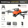 KBDFA NIEUW RG109 PRO MAX GPS DRONE Professionele obstakel Vermijding HD Dual Camera Borstelloze opvouwbare quadcopter RC Distance 3937.01inch UAV