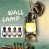 Lâmpadas de parede E27 Retro Vintage Antigo Lanterna Rústica Sconce Luminária Lâmpada de Cabeceira Decoração Industrial Sala de Jantar Quarto Ligh