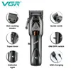 VGR tondeuse à cheveux Machine de découpe professionnelle tondeuse sans fil électrique barbier coupe de cheveux pour hommes V 653 240115