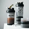 500-ml-Shaker mit großem Fassungsvermögen, Proteinflasche, Pulvermischbecher, tragbarer Wasser-Gymnastik-Sport-Trink-Fitness-Wasserkocher 240115