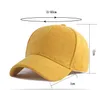 Plain Suede Baseball Caps Outdoor Blank Sport Cap and Hat For Men and Women DF344