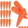 Decorative Flowers Wreaths Home Decor Artificial Mini Carrots Easter Foam Fake Vegetables Carrot Po Props Kitchen Decorations Drop Del Ot9Vp