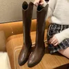 Calzado Zapatos para Mujer Biker Negro Punta Larga Punta Puntiaguda Invierno Hasta la Rodilla Calzado Mujer Botas Trabajo Gótico Chic y Elegante Cosplay