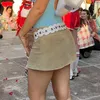 Kemerler y2k perçin yüzük kemer vintage peri kadın moda delikleri dekoratif sokak kıyafeti plaj tatil kanatları 90s
