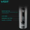 Vgr Electric Shaver Beard Trimmerシェービングマシン男性用カミソリプロフェッショナル電気充電式IPX7洗えるV-381240115