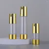 Storage Bottles 3 Pcs Vacuum Lotion Bottle Travel Pump Small Size Pp Foundation Container For Toiletries