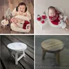 900C born Pography Props Mini mesas de escritorio de madera Baby Po posando accesorios de fotografía de madera 240115