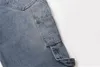 ファッションメンズジーンズ2024ルイスメンズアンドウィメンズ刺繍装飾パンツレターロゴジーンズジーンズバットトン24.1.16