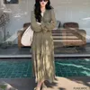 Abiti casual Coreano Chic Elegante Temperamento 2024 Giappone Ragazze Scollo A V Una Linea Carino Abiti Femminili Lungo Retro Vintage Abito Bianco