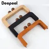 1 Pc Deepeel 20 cm cadre de sac poignée en bois sacs en bois Clre baiser fermoir sacs à main cadres serrure boucles bricolage accessoires pour sacs à main 240115