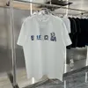 Design Casual Fashion Wear Balencigas Classic 2024 Wczesna wiosna Nowa litera drukowana okrągła szyja Krótka oś T-shirt luźne mężczyźni i kobiety wypoczynek