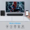 Lautsprecher 100 W TV-Soundbar 2.1 kabelloser Bluetooth-Lautsprecher Heimkinosystem Soundbar 3D-Surround-Fernbedienung mit Wandhalterung