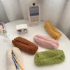 Lambswool Pencil Case Plush Pen School School化粧品オーガナイザーバッグの子供たち