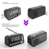 Radio Portable numérique Radio alarme bureau horloge double Port de chargement USB DAB FM Radio avec antenne