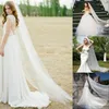 Bridal Veils Wedding 2 -metrowa welon z grzebieniami kości słoniowej biała katedra elegancka oblubienica zaręczynowe akcesoria Mariage