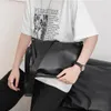 Casual Men Messenger Bag Leather High Capacity Bags Trend Crossbody Man Business Leather Luxury Transverse Camera 240115