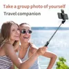 Tripodlar serin dier selfie tripod bluetooth kablosuz uzatılabilir taşınabilir stant ile selfie çubuğu dolgusu ışığı ışığı uzak deklanşör için smartphonel240115