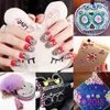 Nail Art Kits 20 vellen DIY-versiering Sieraden Kleurrijke edelsteen Diamant Kristal Strass-stickers voor gezicht Nagels Knutselen Kaarten Decoraties