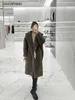 المصمم Maxmaras Teddy Bear Coat Womens Cashmere Coats Wool Winter 2024 New Typhoon Dove Gray Fur Proghel Fleece Medium Len 0v6c 0v6c