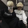 Autumn Punk Black Sweatshirts Tops Gothic Grunge Oversized Hoodie Streetwear Womens Hip-hop Cool Couple High Street Pullovers 240115