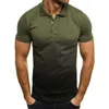 Men's Polos Summer Polo Shirt Casual Tops Short Sleeve Lapel T-Shirt Breathable Clothing Ropa Hombre Gradient Tees