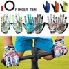 Gants antidérapants en Gel pour enfants, gants de cyclisme pour vélo, doigt complet, écran tactile, gants respirants, adaptés aux garçons et filles, jeunes âge 211, livraison directe