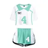 Anime Haikyuu Cosplay Costume Aoba Johsai High School Oikawa Tooru Tracksuit Women Two Piece Set Tops and Shorts 2 piece outfits316F