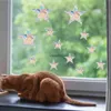 Muurstickers Kleurrijke raamsticker Suncatcher Rainbow Prism Butterfly Statische glassticker PVC Anti-collision Crash Glass Home 22x30CMvaiduryd