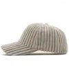 Bollkapslar Autumn Winter Corduroy Baseball For Women Men Korean-stil Fashionabla Warm Casual Cotton Peaked Cap Gorras