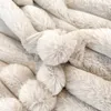 Set di biancheria da letto in peluche di coniglio caldo invernale addensato in tinta unita Set di lenzuola in velluto di latte morbido e confortevole 240115