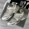Projektantka luksusowa marka męskie buty do biegania ścieżki 3 3.0 Białe czarne trampki Tess.S. Gomma skórzany trener nylon drukowanych platformy Runners Treners Tracks Track2