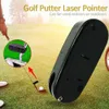 Puntatori 1PC Outdoor Smart Golf Putter Puntatore laser Putting Line Corrector Migliora lo strumento Golf Learning Practice Trainer Accessori da golf