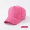 Designer Ball Caps New 5-piece starry studded diamond fashionable baseball stylish sun shading versatile duckbill hat O2CX