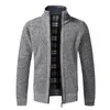 Automne hiver chaud Cardigan hommes polaire pulls pleine fermeture éclair vestes Slim Fit marque de luxe tricoté pull manteau américain Jersey 240115