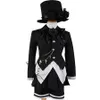 Black Butler Magicien Ciel Phantomhive Band Cosplay Costume Set 7 PCS182Z