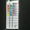 Mini controlador de led rgb dc12v 6a, com 44 teclas, controle remoto ir, dimmer, sem fio, para faixa de led 5050, 3528, 34 modos, 11 ll