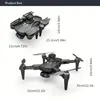 Novo drone K80pro com câmeras duplas HD ajustáveis, retorno automático por GPS em caso de perda de controle e prevenção de obstáculos em 360 °, adequado para iniciantes.