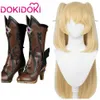 Dokidoki Oyunu Genshin Etki Cosplay Cadılar Bayramı Fischl Cosplay Wig Genshin Etki Fischl Cosplay Saç Y0903242R