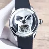 Designer Uhren Bubble Serie 46mm Herren Rose Gold Watch Hülle mit schwimmender Tourbillon Skeletton Top Watching Technology A241y