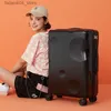 Suitcases Net Red Cheese Suitcase Female Small Fresh Pothole Pull Rod Box Male Travel Password Box Net Red Leather Box Q240115