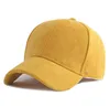 plain Suede baseball caps outdoor blank sport cap and hat for men and women df344