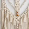 Arazzi Arazzo Macrame Decorazione Boho Stile nordico Tessuto a mano Appeso a parete Soggiorno Arte Decor Bohémien