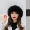 Berets Dome Style Hat For Women Fashionable Solid Color Winter Thicken Warm Soft Plush Stay Cozy Weather