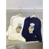 Diseñador Mujer Invierno RL Polo Ralp Laurens Suéter Dibujos animados Jersey Casual Moda Punto Sudadera con capucha 2024 Nuevas mangas largas Bordadas Cuello redondo Camisas YPK2 3OJB